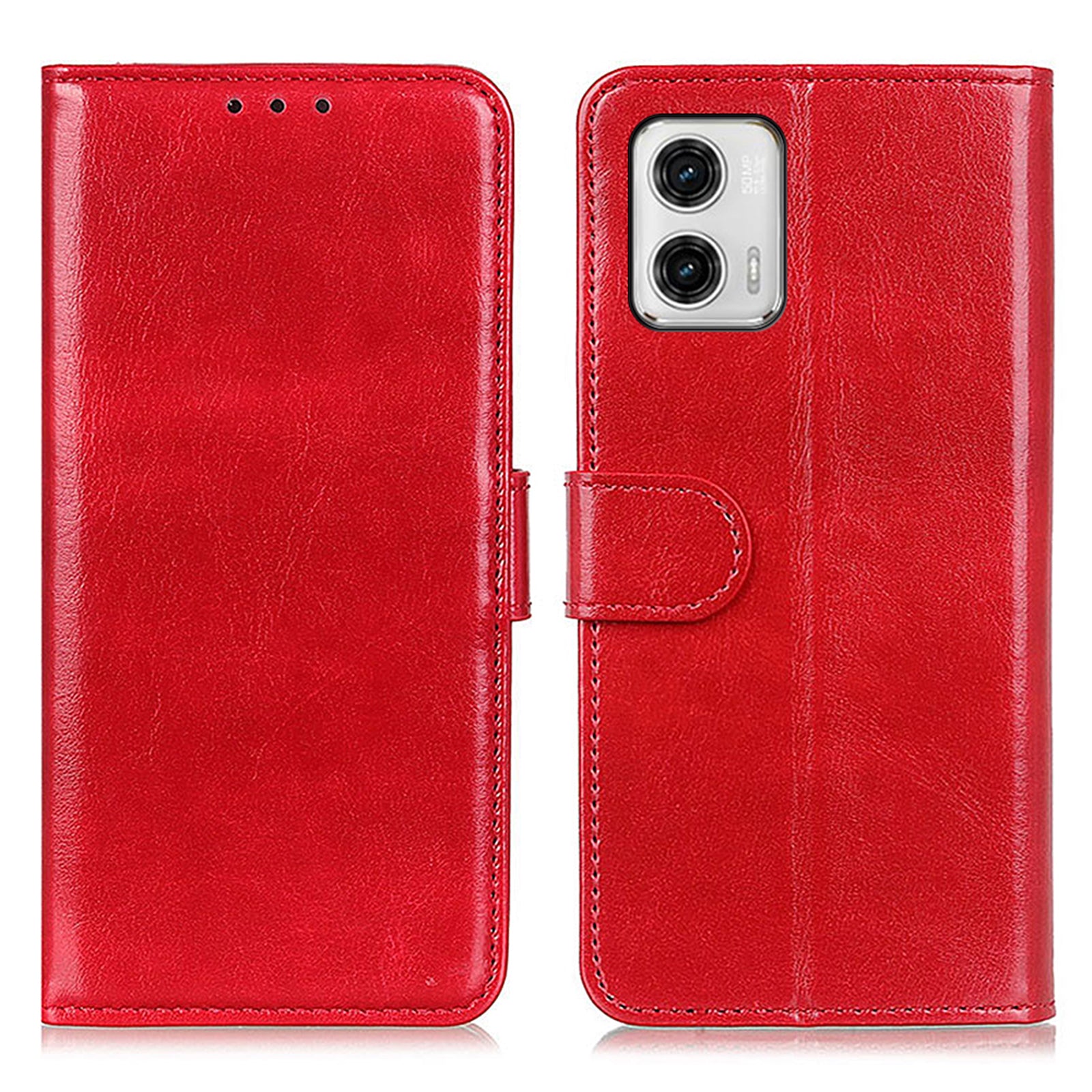 For Motorola Moto G73 5G PU Leather Phone Stand Case Wallet Crazy Horse Texture Phone Cover For Motorola Moto G73 5G PU Leather Phone Stand Case Wallet Crazy Horse Texture Phone Cover